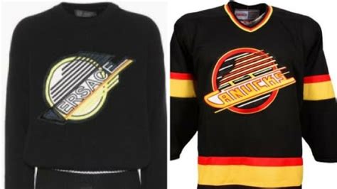 Did Versace rip off Canucks' so